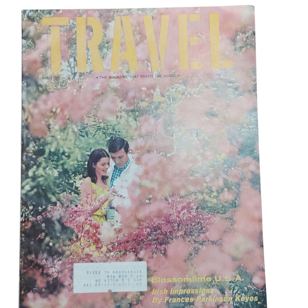 Vintage Travel Magazine March 1968 - Blossomtime USA, Irish Impressions